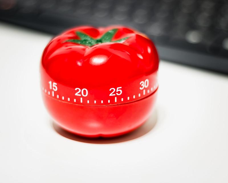 Tomato timer for the Pomodoro Method