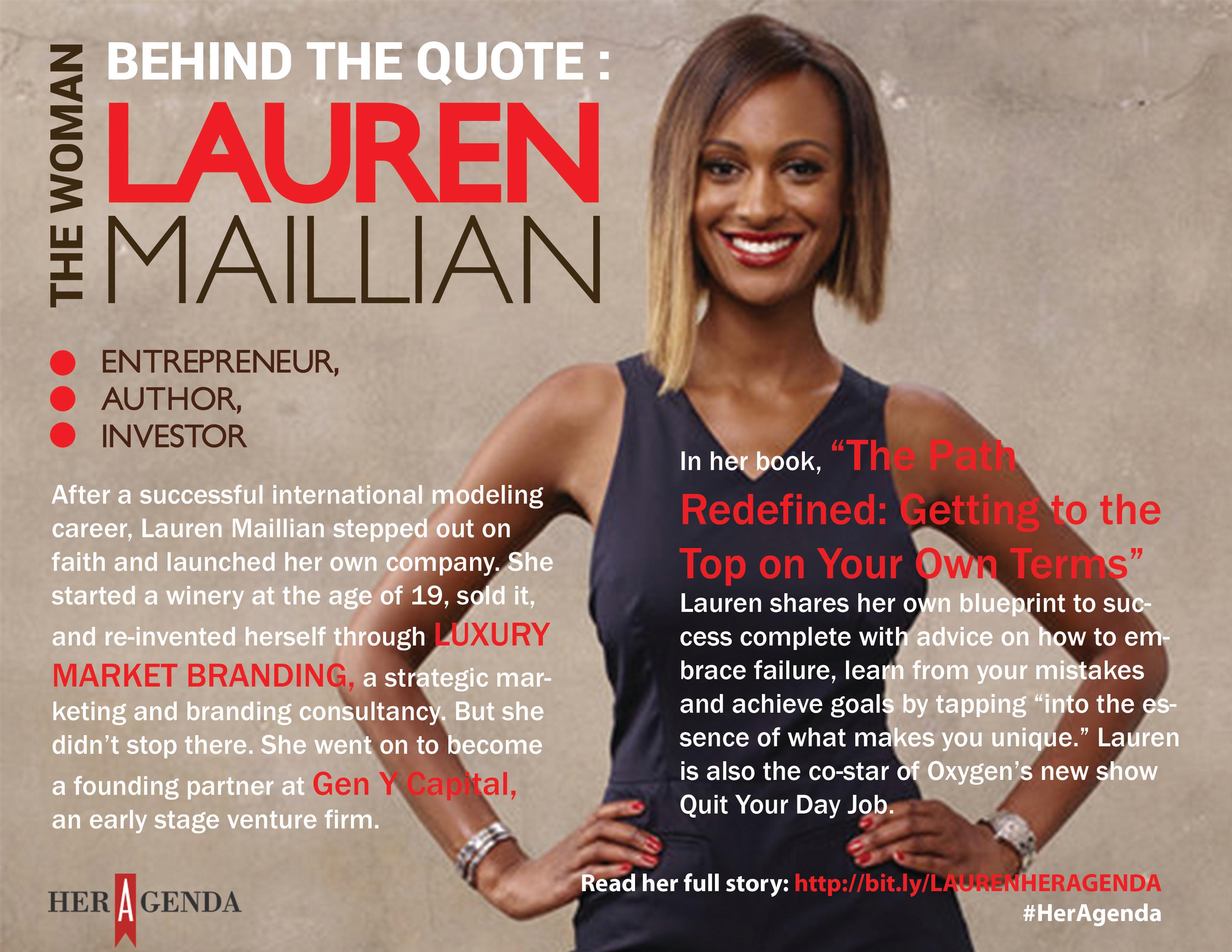 Lauren Maillian - Her Agenda