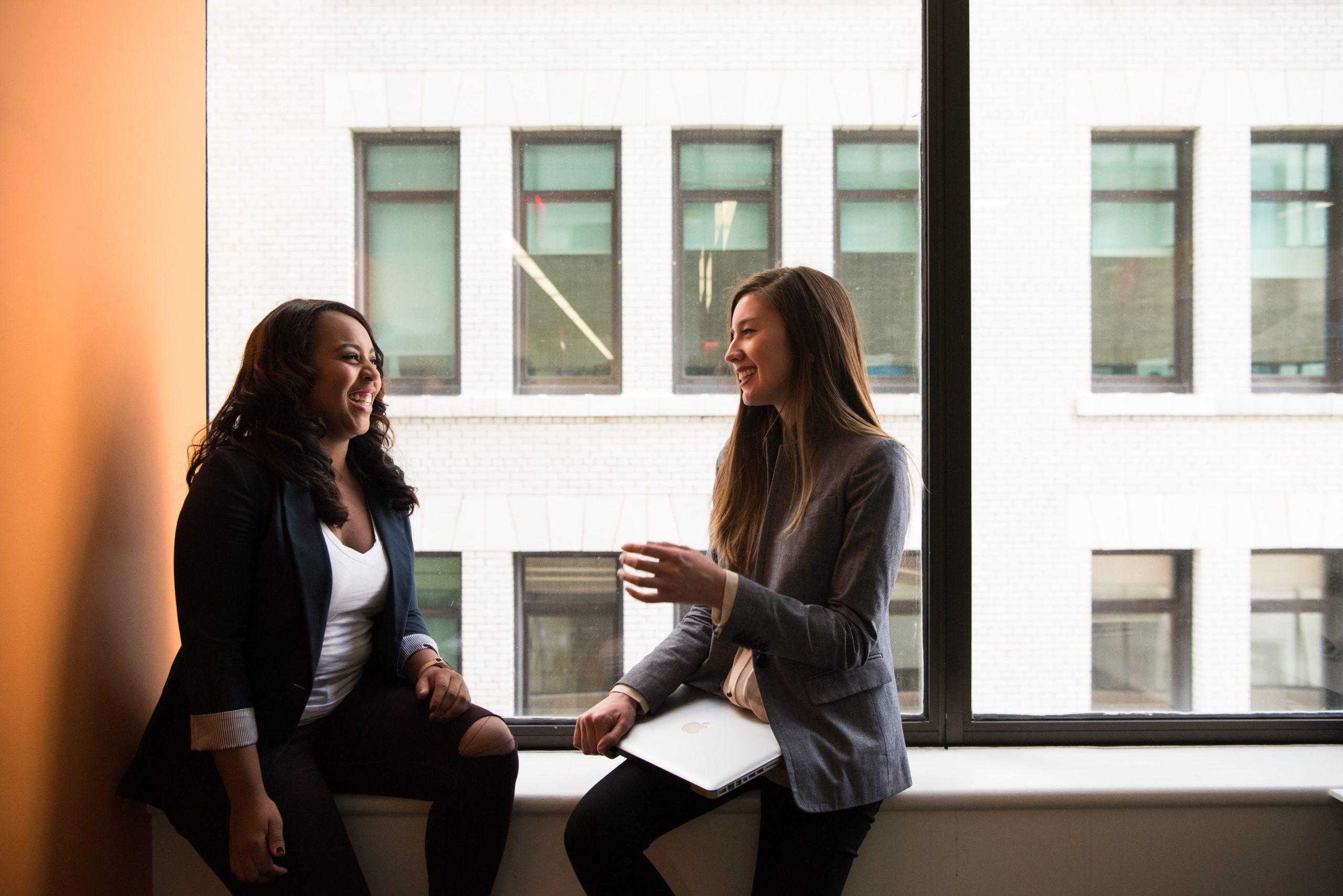 women talking