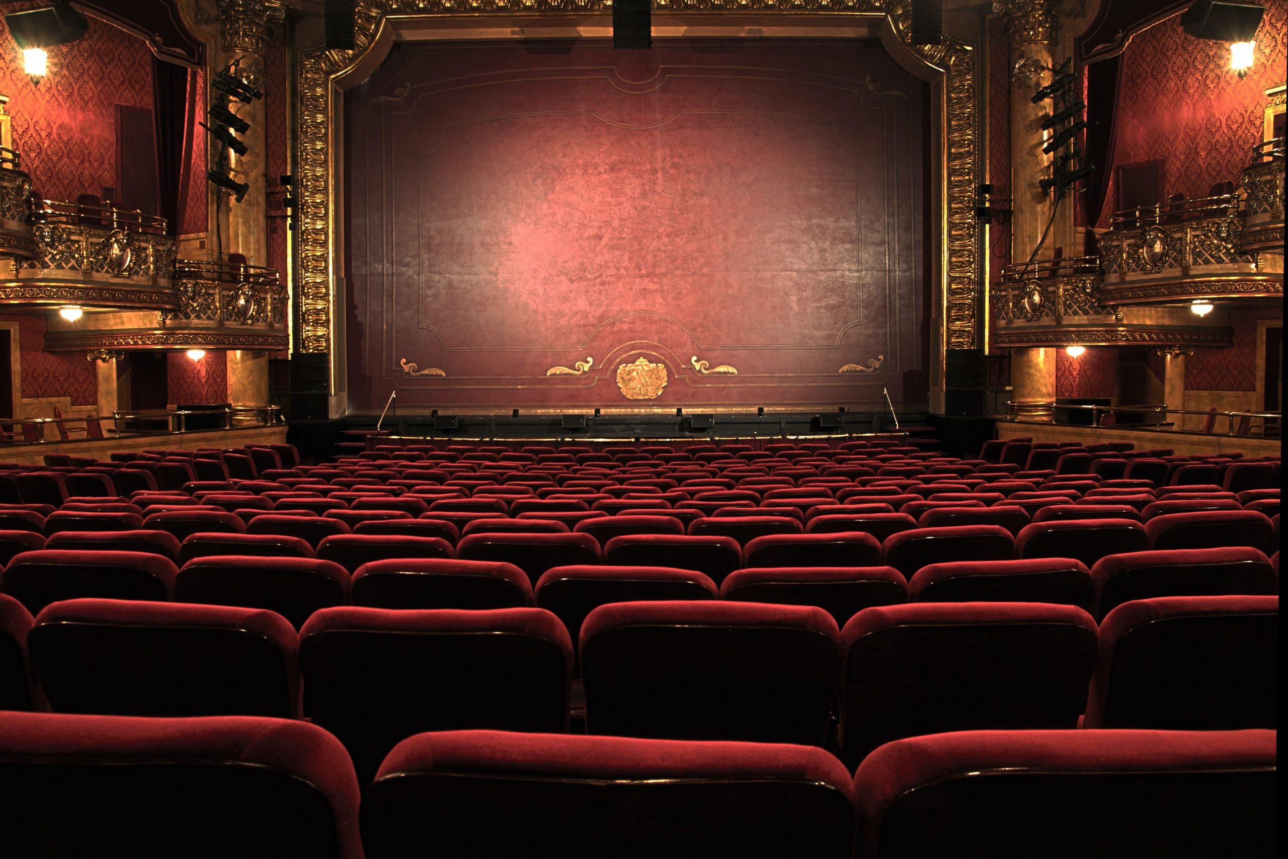 empty interior of theater